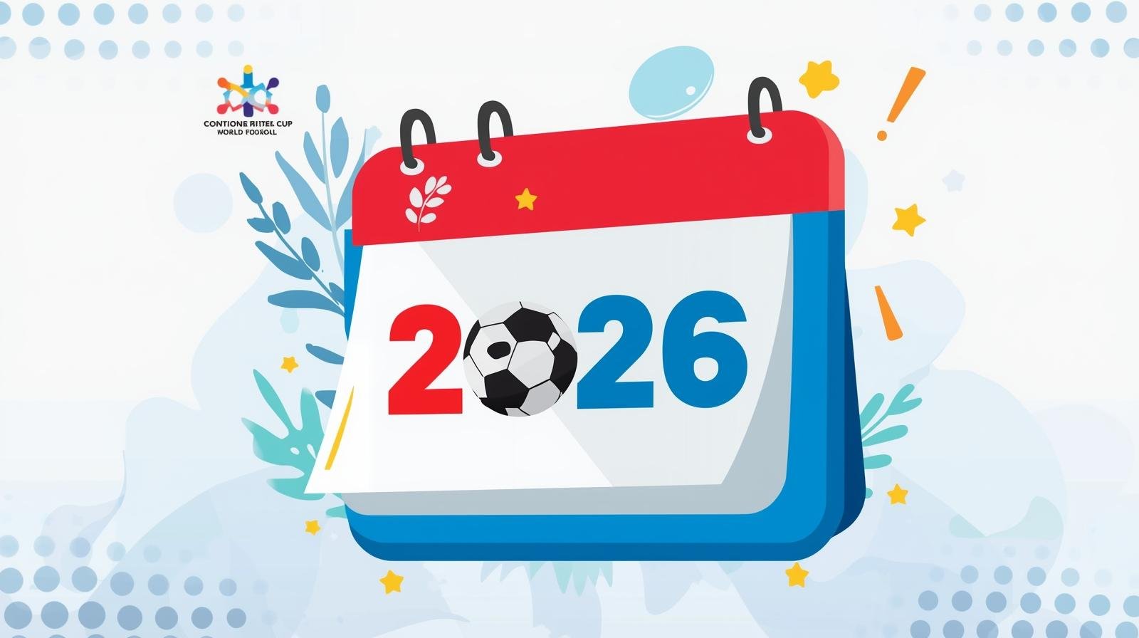 Estádio de futebol preparado para a Copa do Mundo 2026 com torcedores e bandeiras de diferentes países.